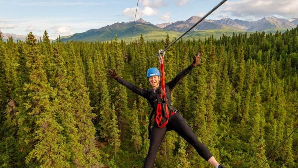 Denali Park Zipline is one of the Best Ziplines in Alaska