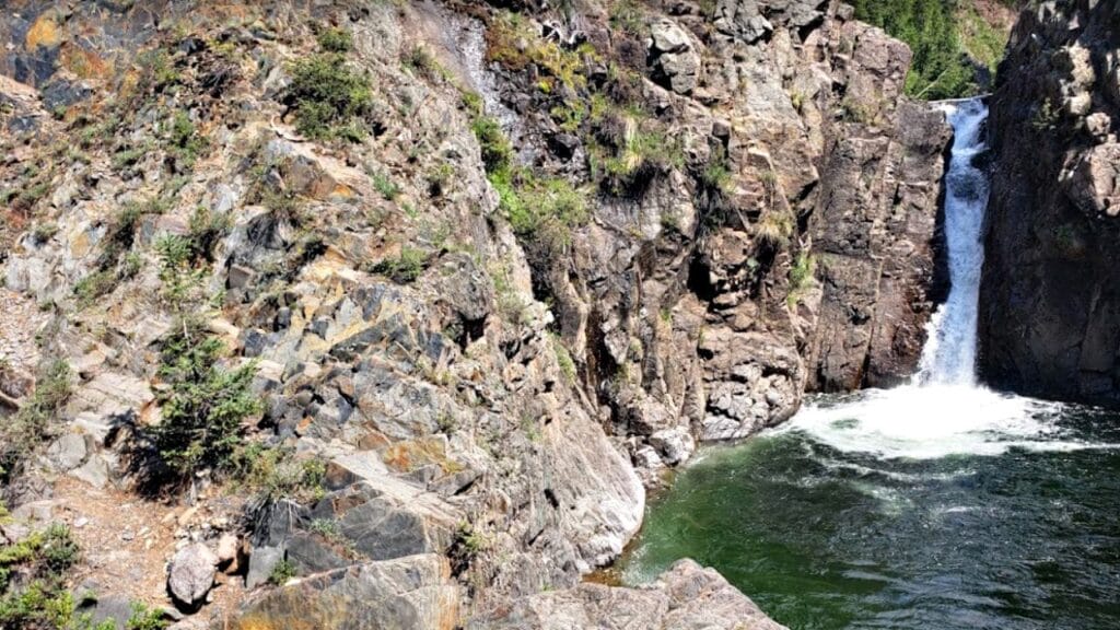 Adrenaline Falls in Durango is one of the best waterfalls in Colorado