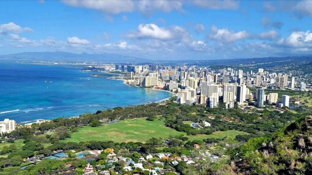 Honolulu in Hawaii is one of the greenest cities in the US