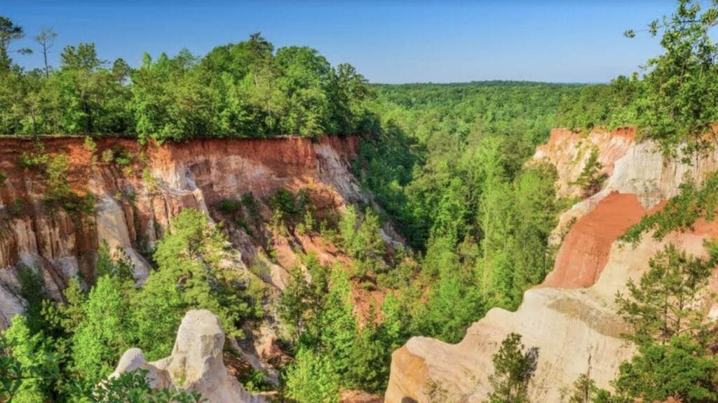 Providence Canyon is one of the best and most Famous Landmarks in Georgia