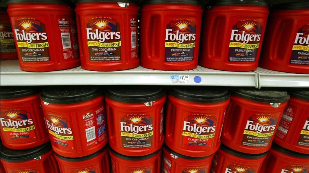 Folgers is one of the most Popular Coffee Brands in USA