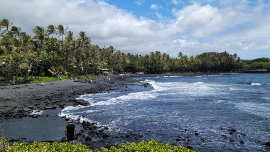 Punalu’u Beach, Pahala is one of the most famous landmarks in Hawaii.
