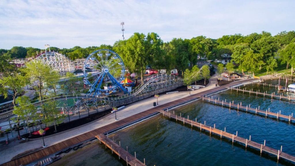 Arnolds Park Amusement Park is one of the best amusement parks in Iowa