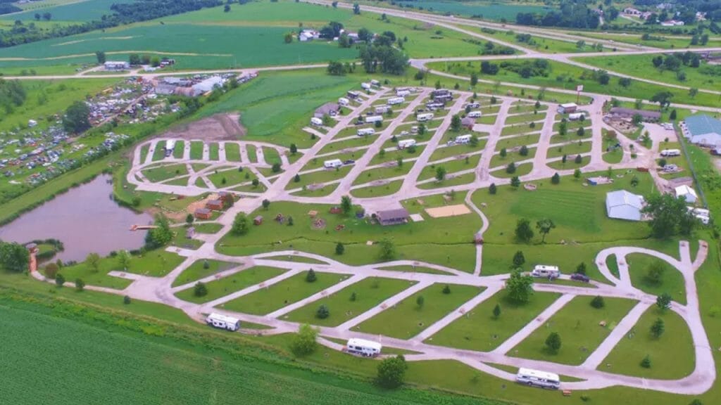 Lazy Acres RV Park is one of the best RV parks in Iowa